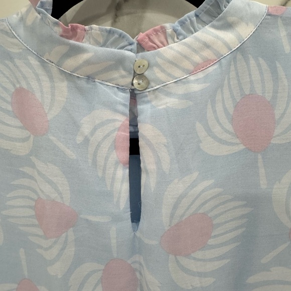 J. MARIE Sleeveless Blue and Pink Maxi Dress NWT - Picture 5 of 7